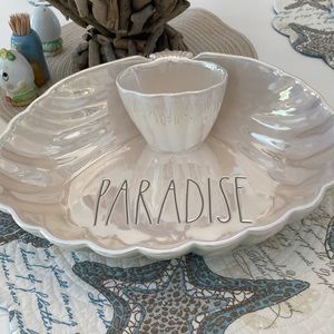 Rae Dunn Paradise Shrimp and Dip bowl